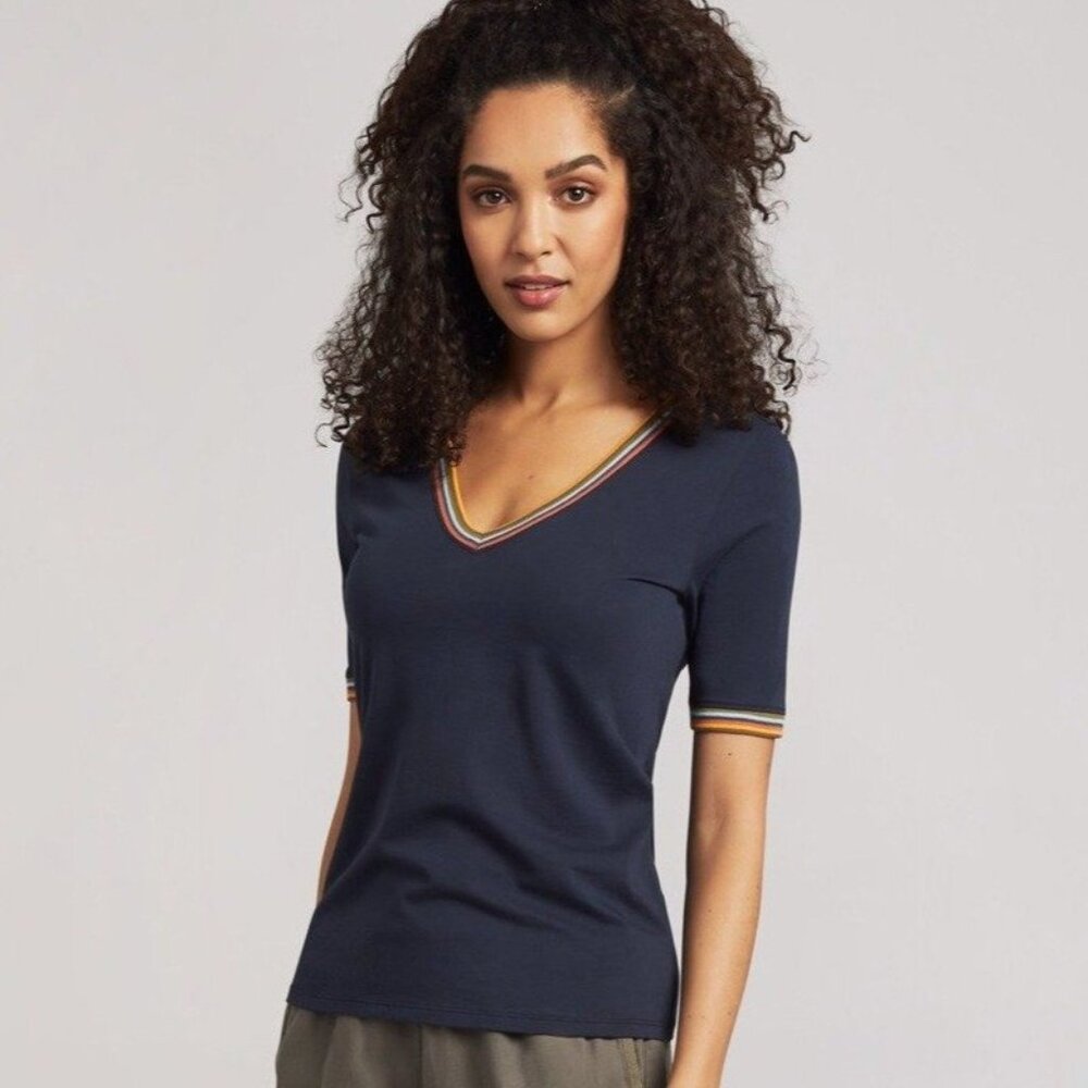 New Faherty Marin Tee, Size xs